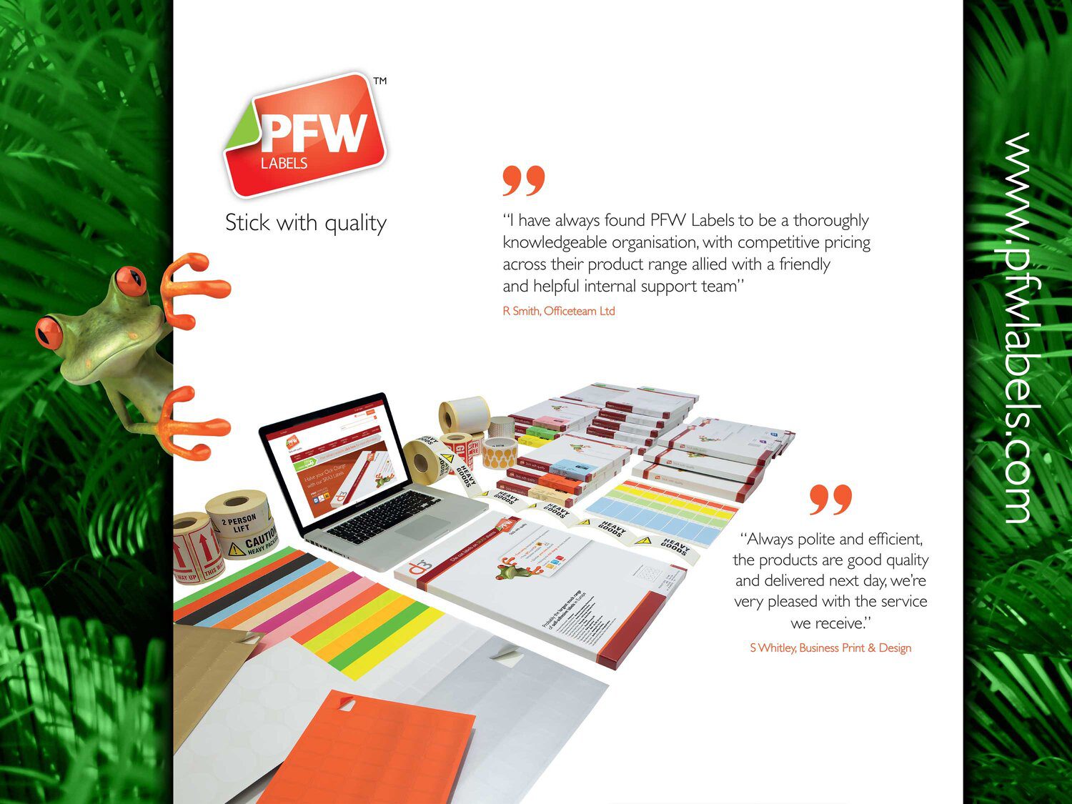 Exhibition Stand Graphics for Staffordshire-based PFW Labels
