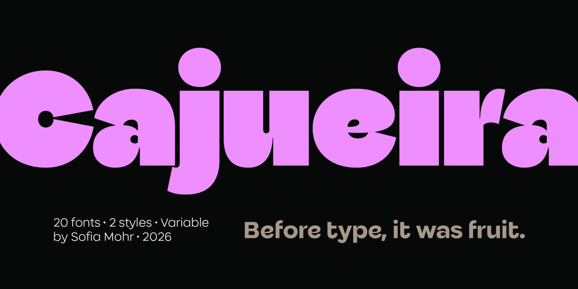 Best new typefaces for July